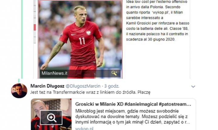 ABSURDALNA plotka transferowa na portalu o Milanie! xD